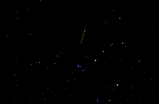 Perseid Shooting Star Meteor Shower 2002