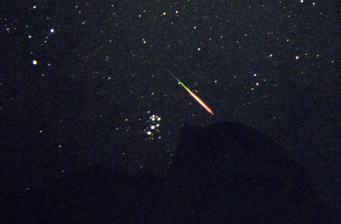 Meteor Picture Night Sky Perseid