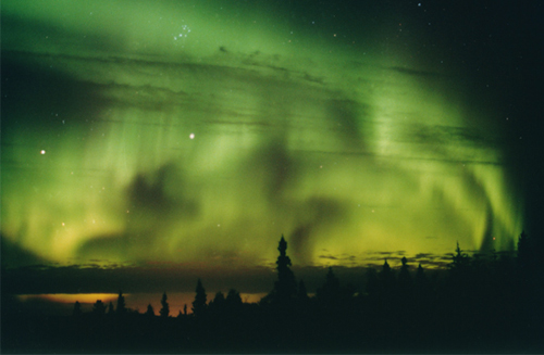 Fairbanks Alaska Aurora Borealis 2000